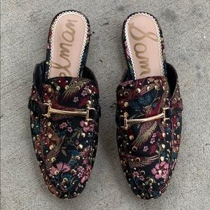 Sam Edelman Mules - Flowers and Birds - Anthropologie